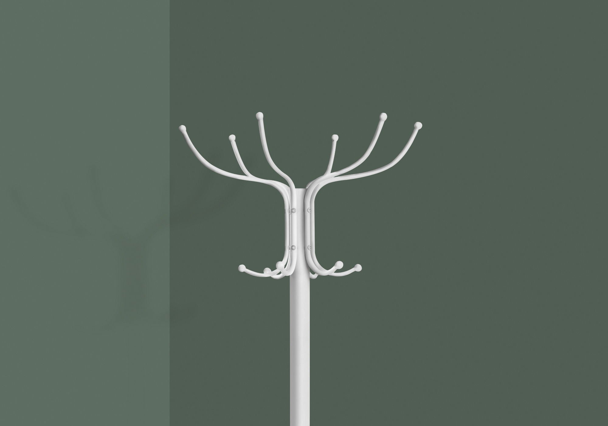 Coat Rack Hall Tree with 12 Hooks and Umbrella Holder