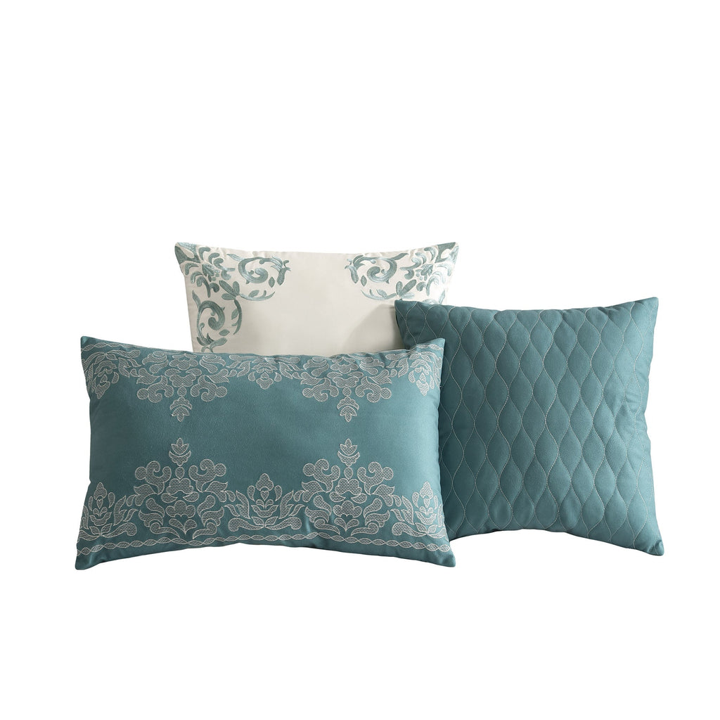 Marana 9 Pc Medallion Jacquard Comforter Set