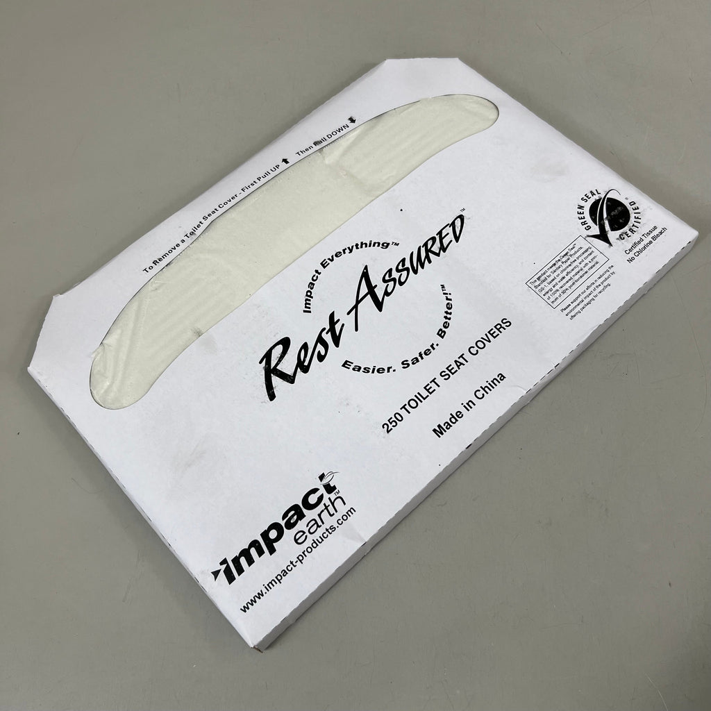 IMPACT EARTH Toilet Seat Cover 250 Toilet Seat Covers White 25121973