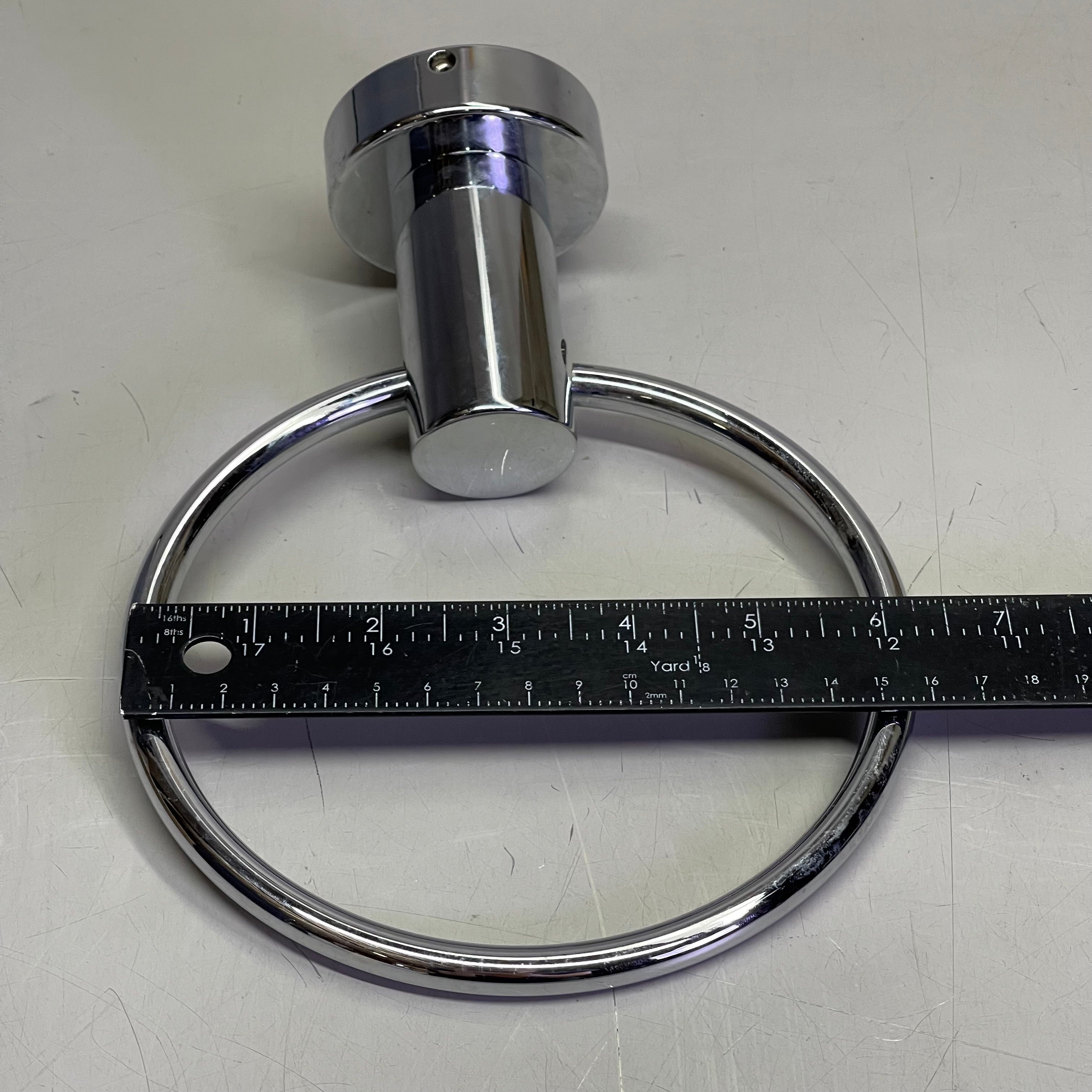 PIONEER Mod Towel Ring 6" Diameter Chrome 7MT034