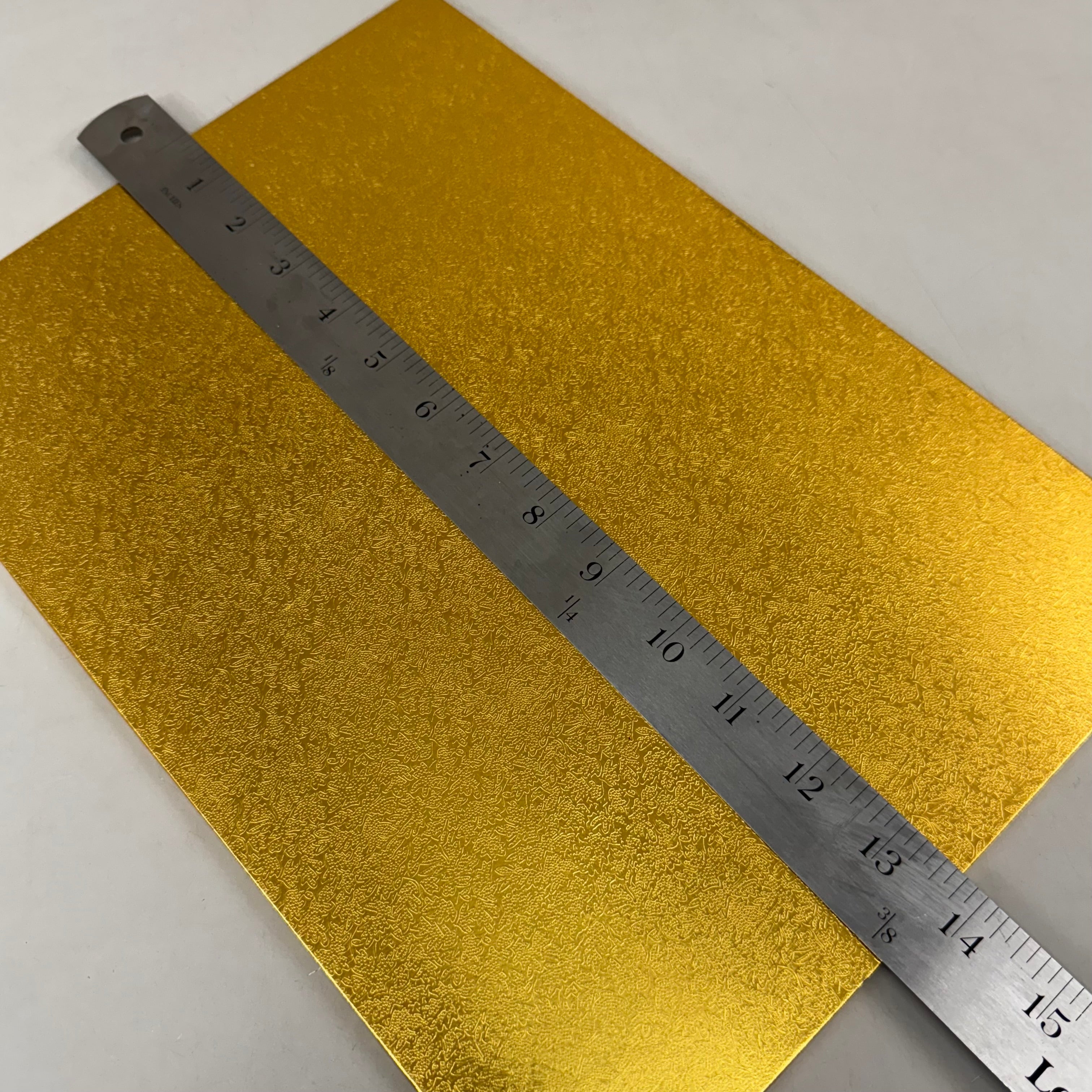 STURDYBOARD Rectangle High Density Fiber Boards White/Gold UNSB0913EG (10 Pack)