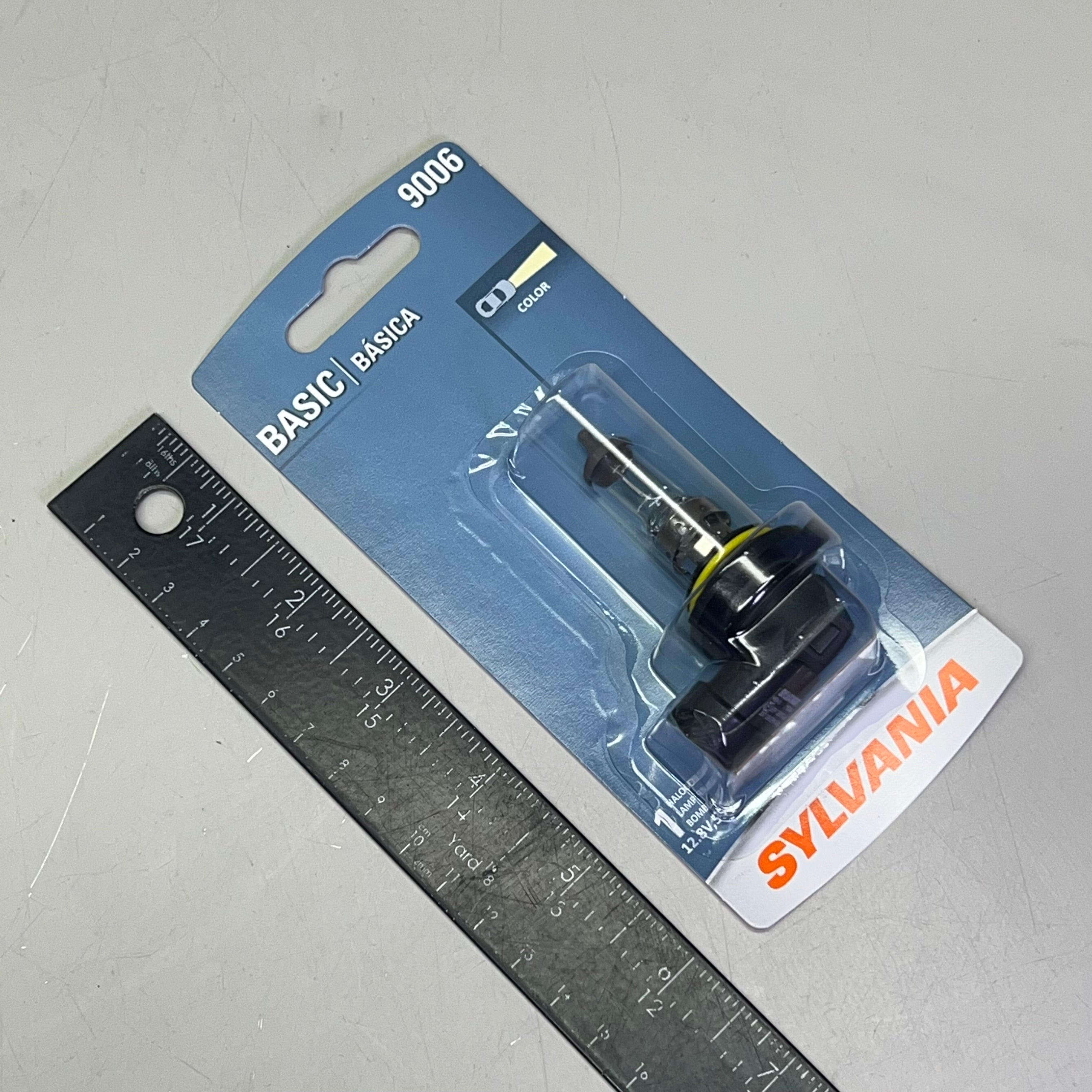 SYLVANIA (2 PACK) Basic Halogen Headlight Bulb OE Quality 12.8V 9006.BP
