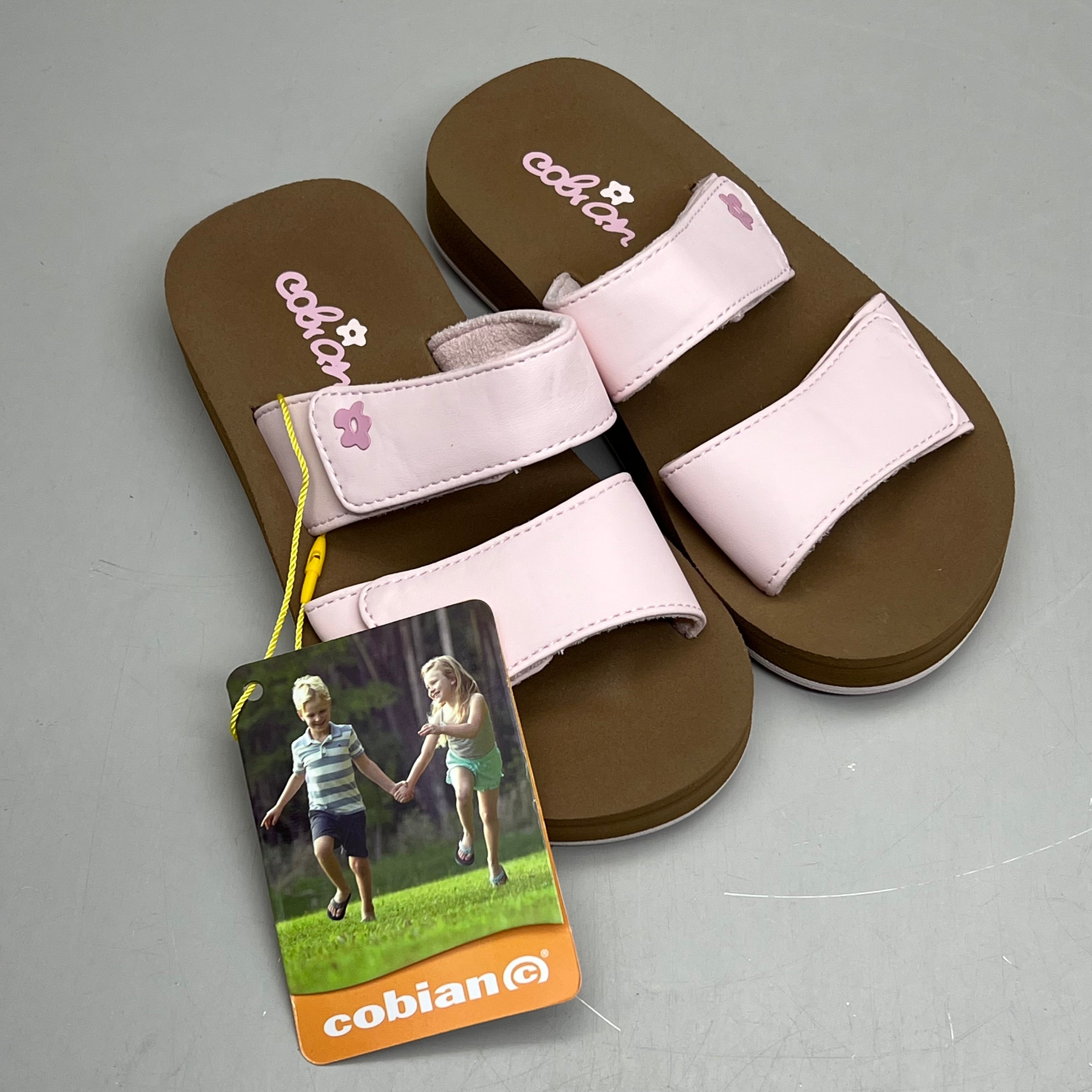 COBIAN Lil' Dana Strap Flower Sandals Kid's Sz 13/1 Pink LDA24-650-13/1