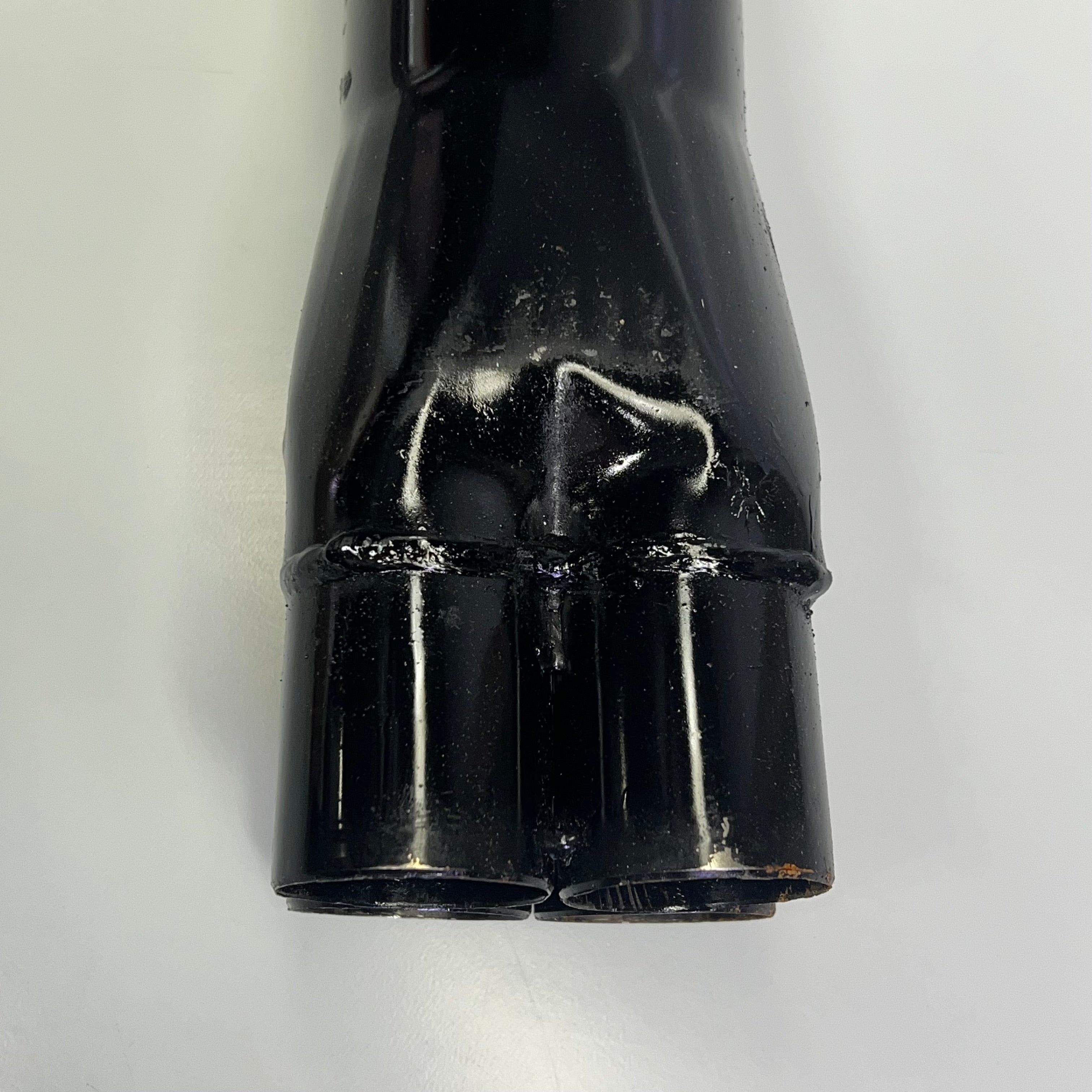SCHOENFELD Steel Slip-On Collector 1-7/8 3-1/2" Outlet 9" Long Black SCHSO83541