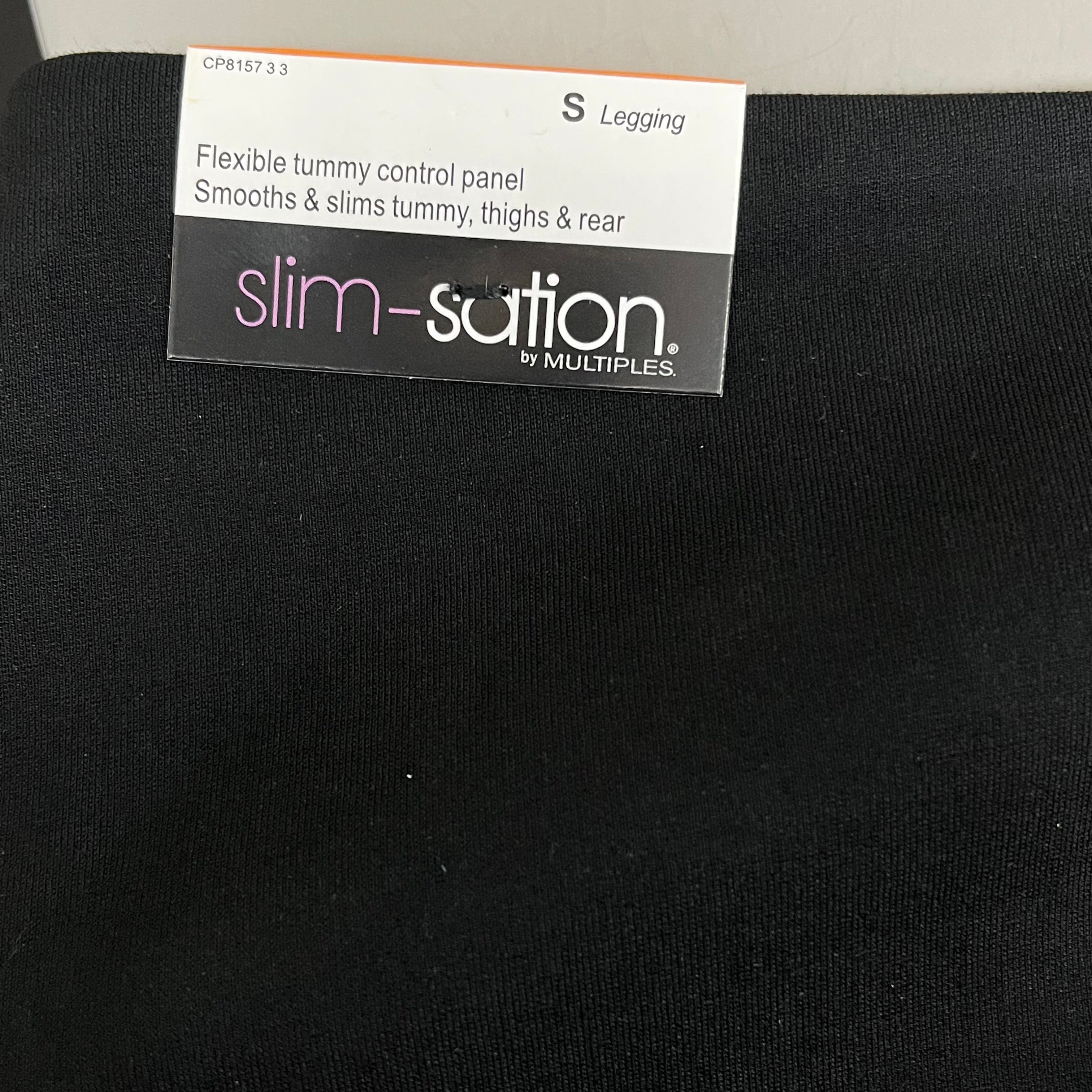 MULTIPLES Legging Petite Women's Sz S Black M9031P