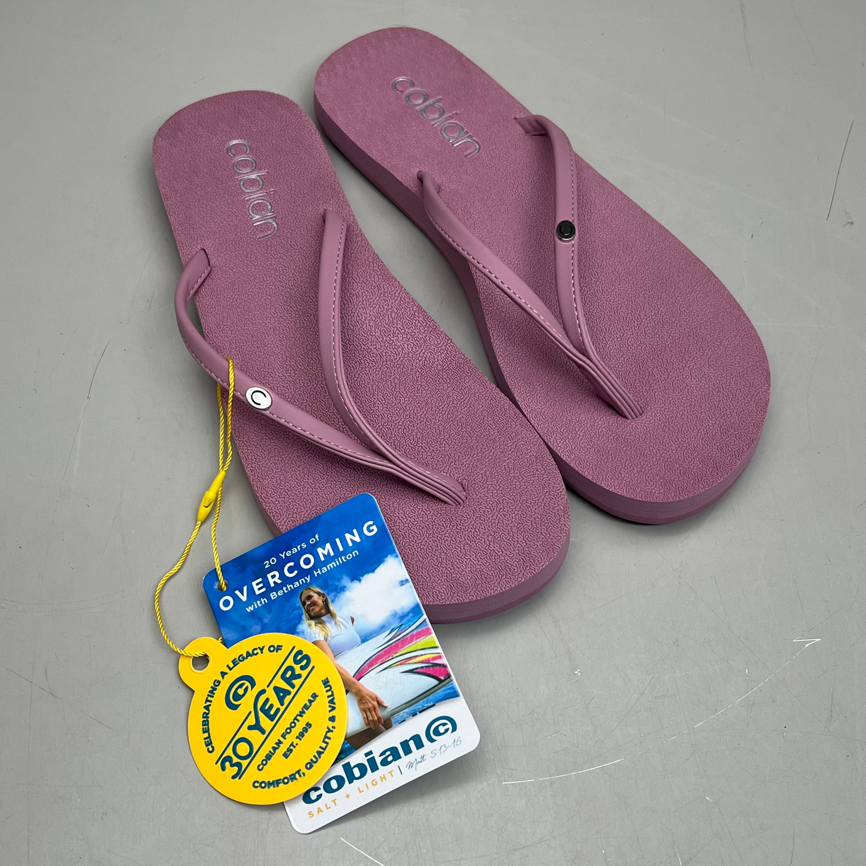 COBIAN Nia's Bounce 2 Sandals Women's Sz 7, EU 37 Mauve NIA25-003-7
