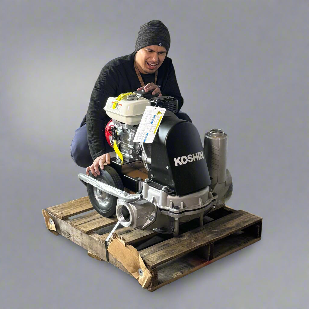 KOSHIN PUMP Self Priming Diaphragm Pump Sz 20" L x 25" W x 23" H KDP-80X