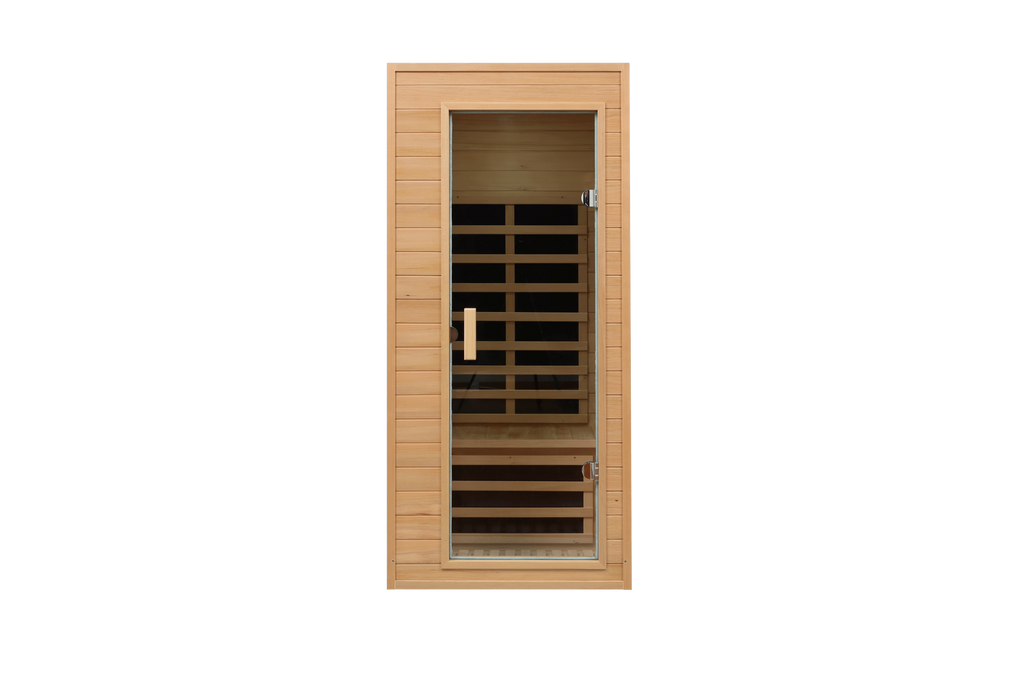 Hemlock One-person far infrared roof embedded indoor sauna room (Left & Right)