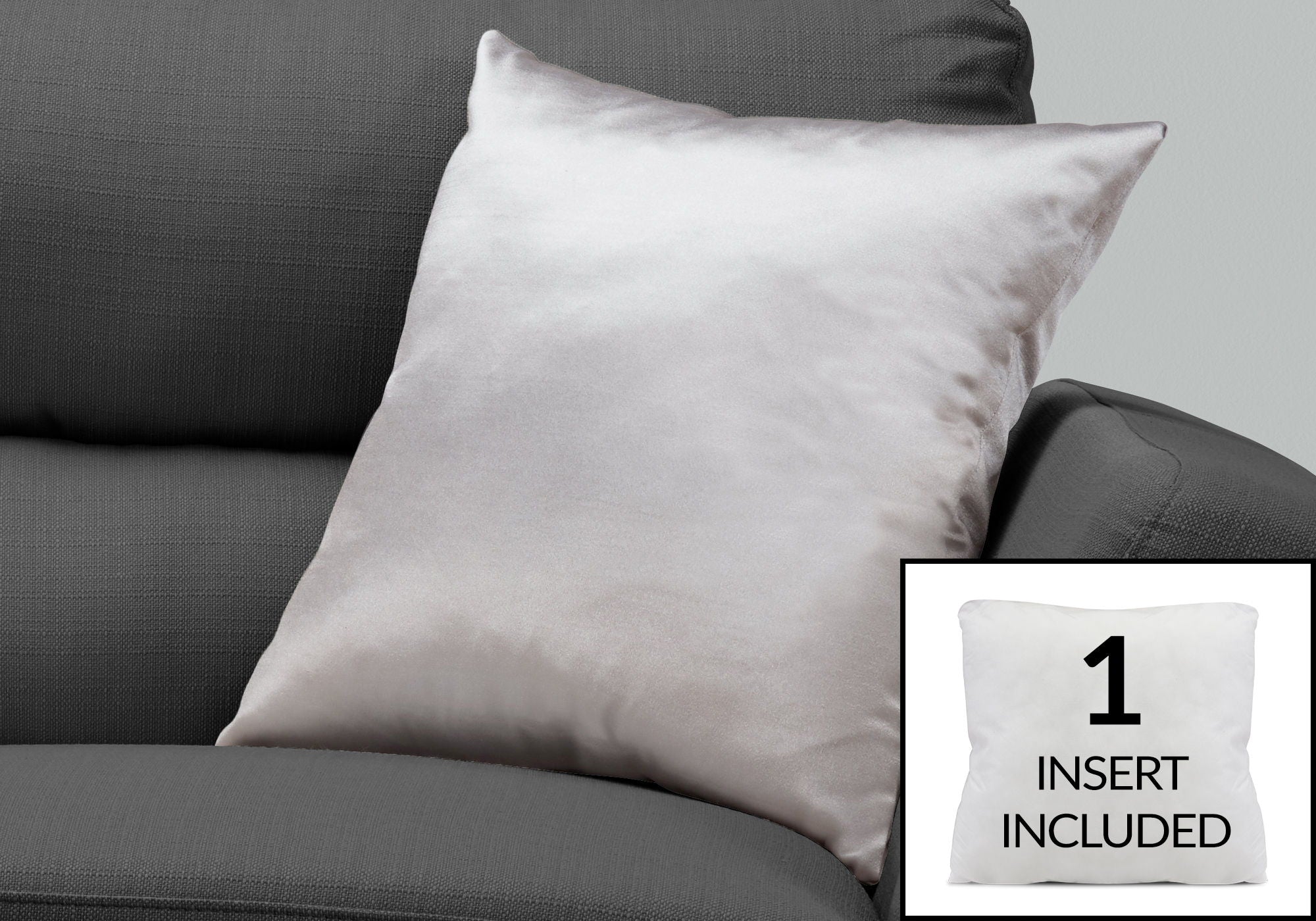 Square Decorative Throw Pillows with Hypoallergenic Insert