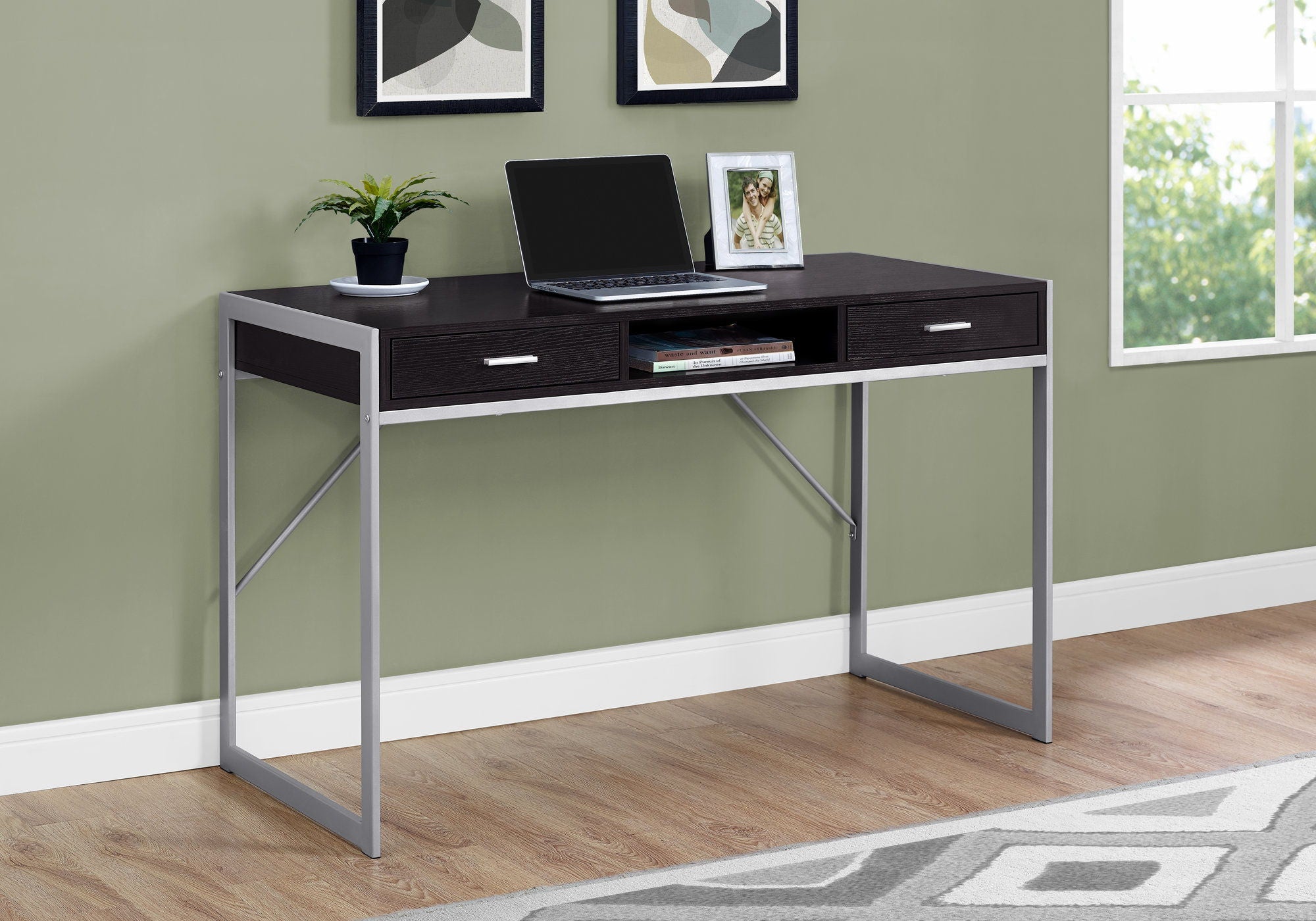 Computer Desk For Home Office Laptop with Storage Drawers