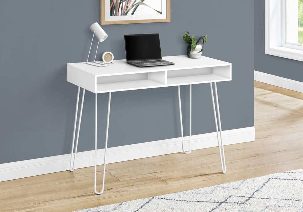 Contemporary Computer Desk with Storage Drawers