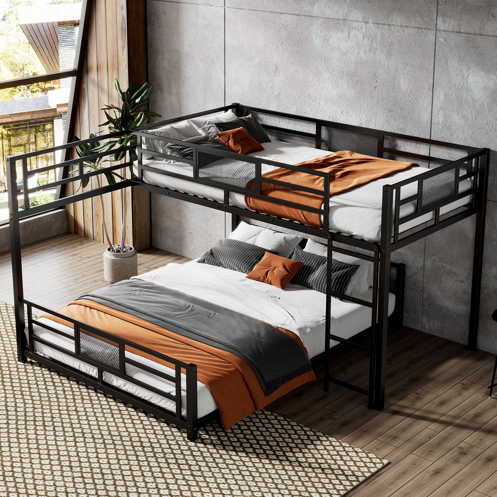 L-Shaped Bunk Bed & Safety Guaranteed