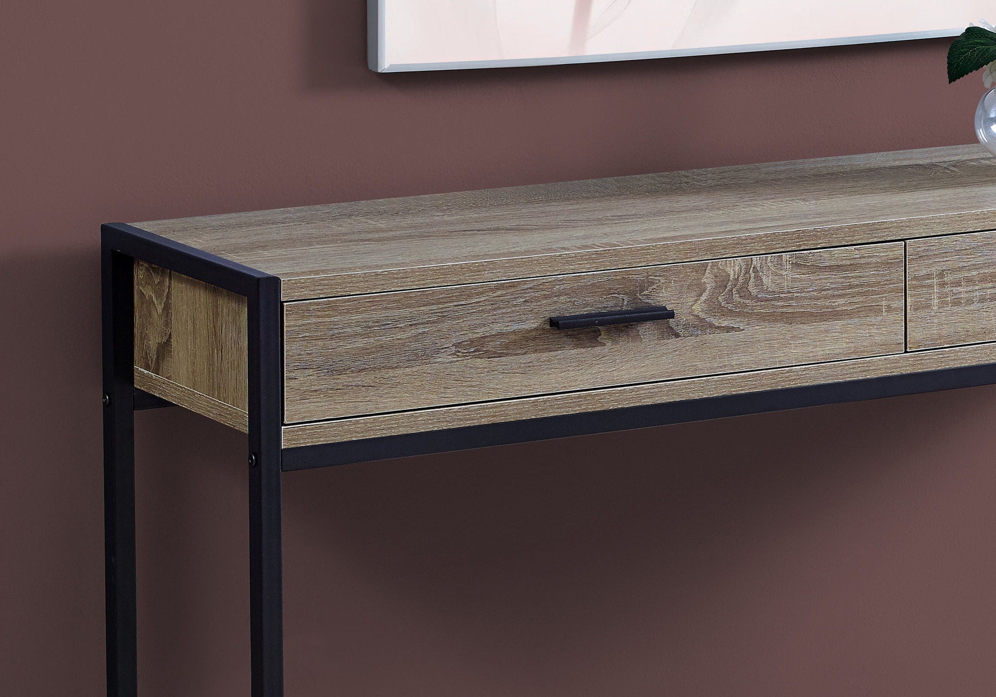 Accent Console Table for Entryway with Storage Drawers
