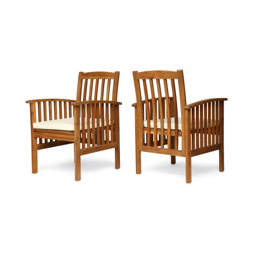 7-Piece Acacia Wood Outdoor Dining Set