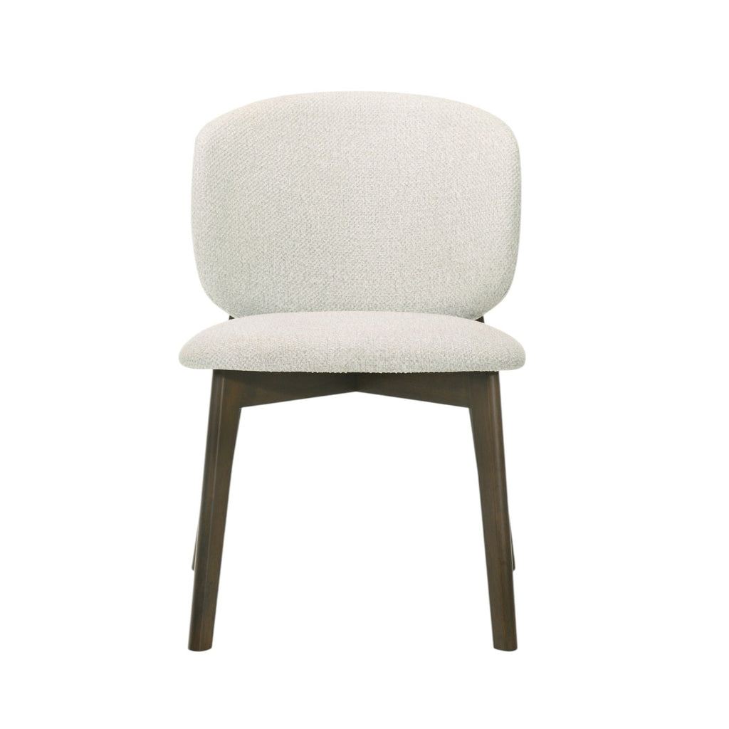 Mallin - Side Chair (Set of 2) - Gray / Walnut