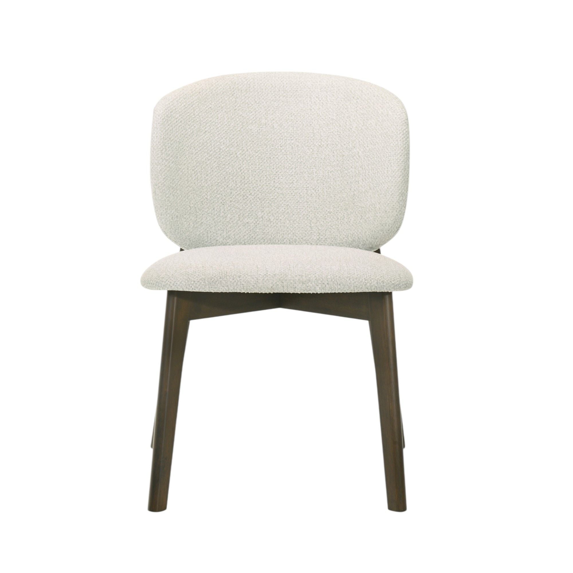 Mallin - Side Chair (Set of 2) - Gray / Walnut