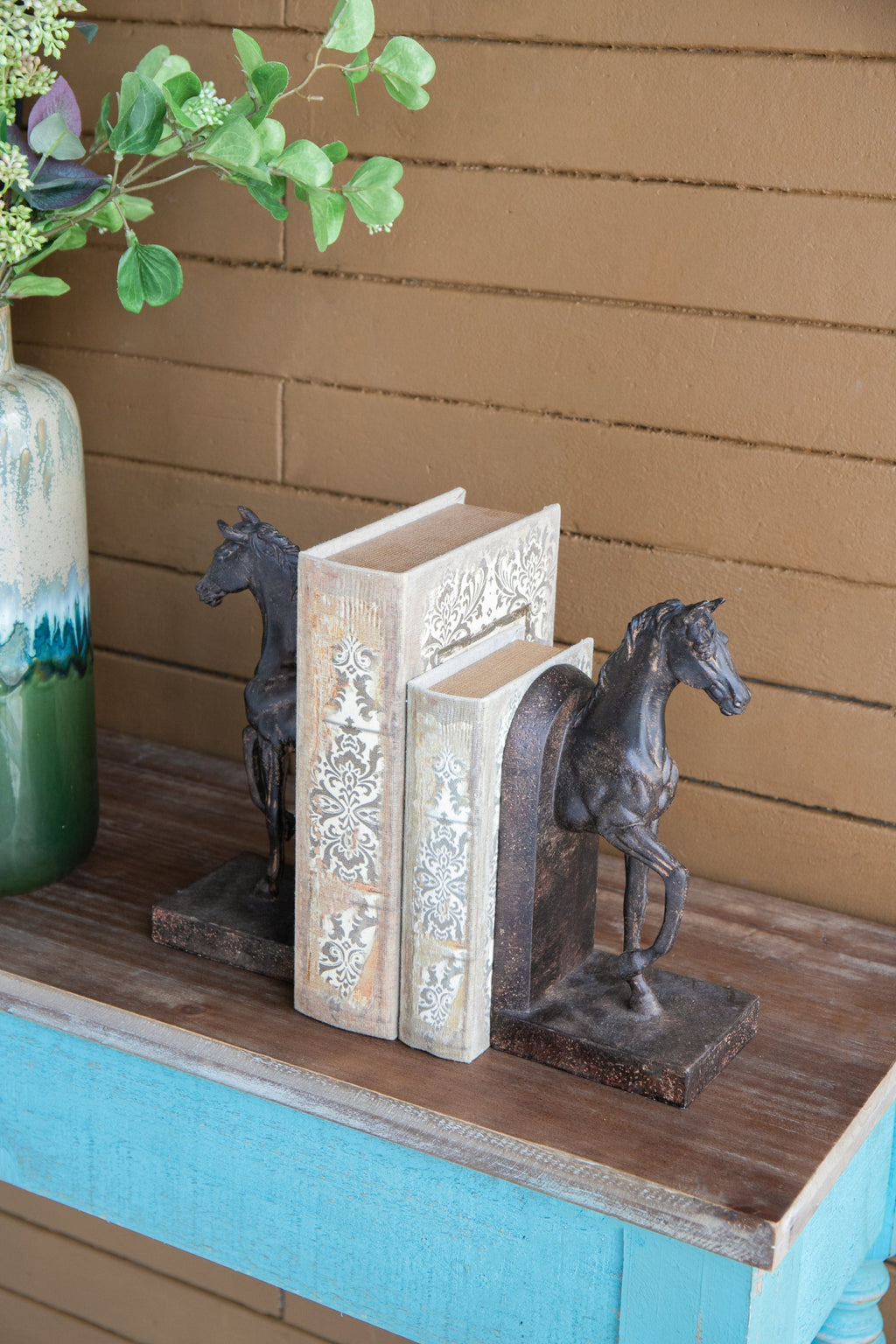 S/2 5x4x10.5' Trotting Horse Bookends
