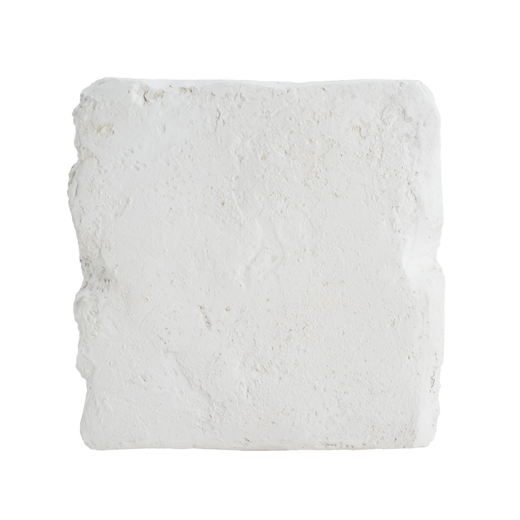 Lyra Outdoor Patio Karst Cave Inspired MGO Side Table White