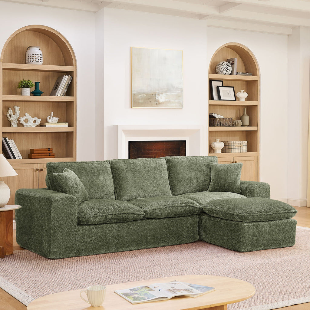Sectional Sofa With Moveable Ottoman