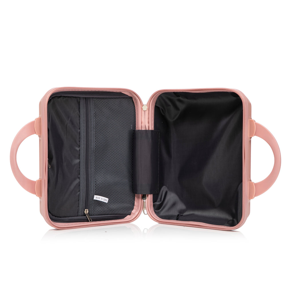 2-Piece ABS Spinner Wheel Luggage Set with Combination Lock