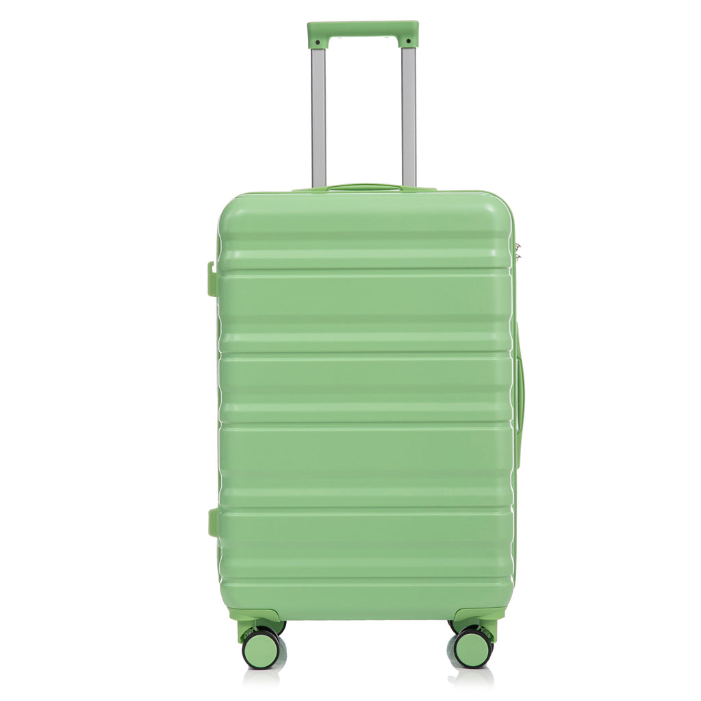 HIFINE Tourist 3-Piece Spinner Wheel Luggage Set in Green