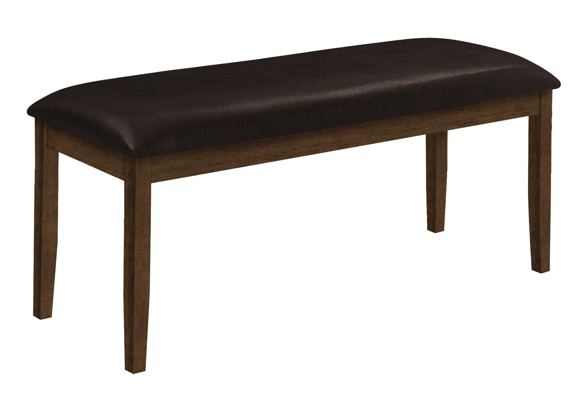 Rectangular Upholstered Hallway Bench - Transitional Design