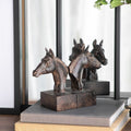 S/2 5.1x4x8' Horse Bookends