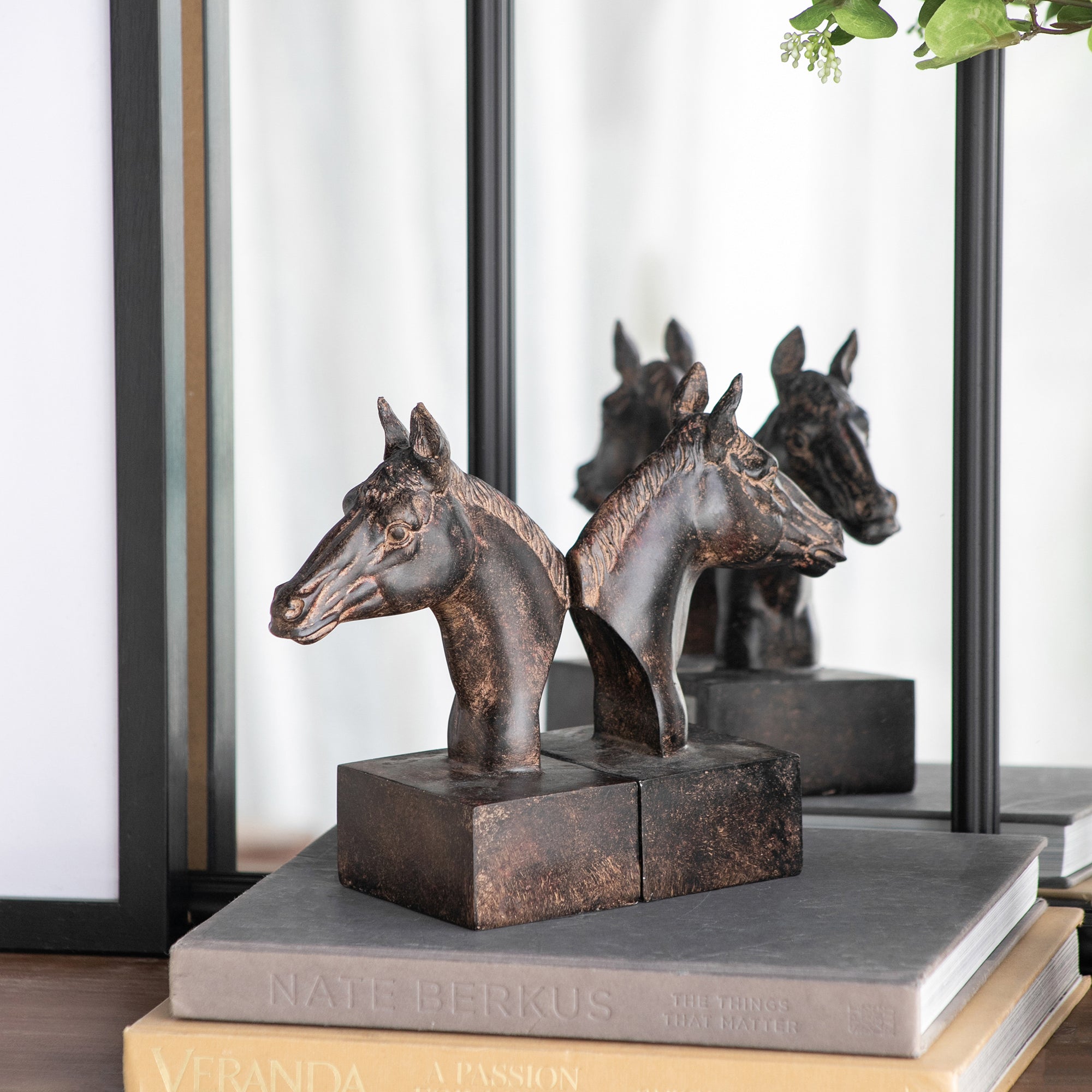 S/2 5.1x4x8' Horse Bookends