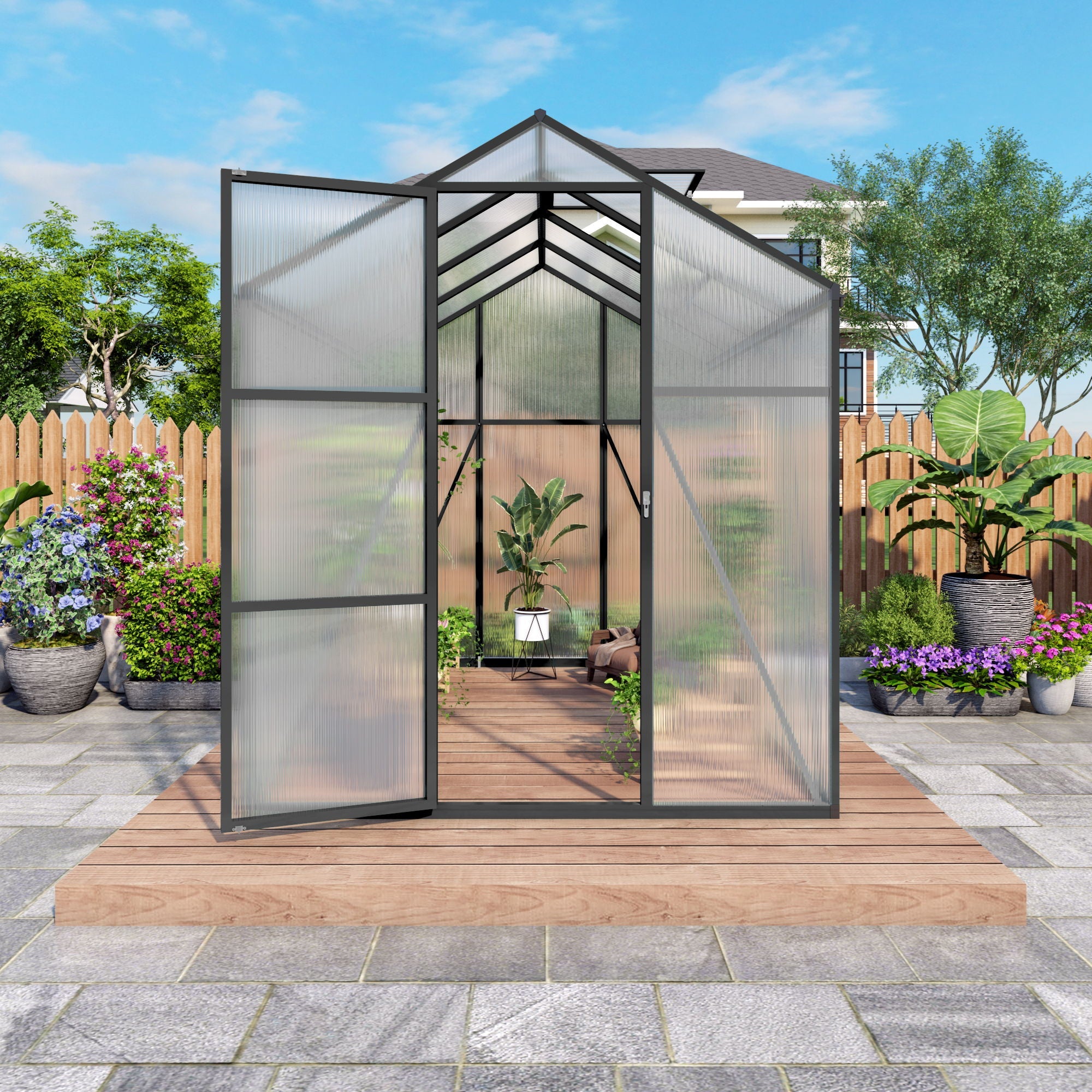 Gain Height Windproof house With Raised Base