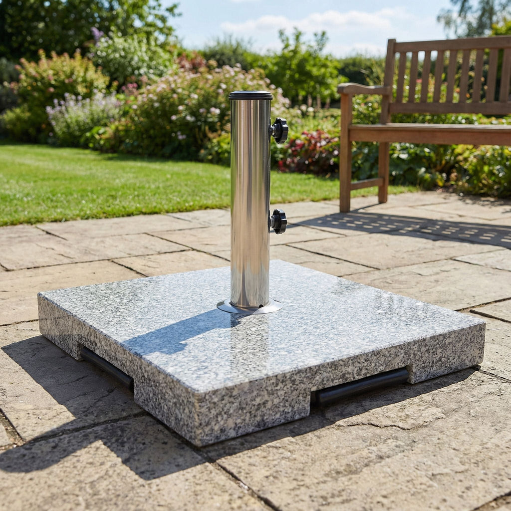 Mojave Granite Umbrella Base - Natural / Gray