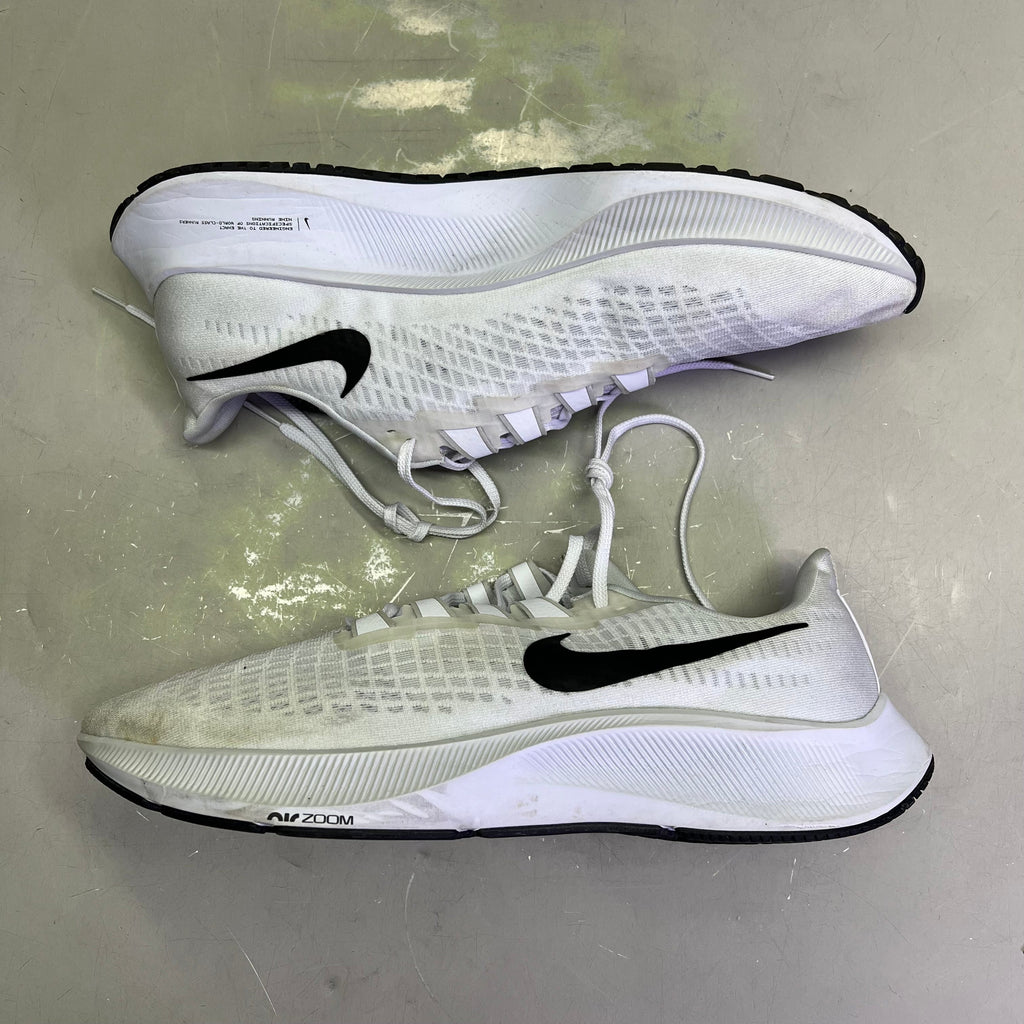 NIKE Zoom Pegasus 37 Shoes Men's Sz 14 White (Pre-Owned)
