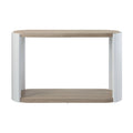 Zoma High Gloss Sofa Table - Oak / White
