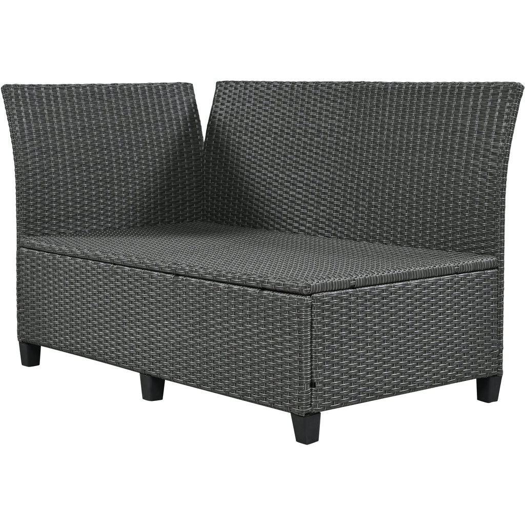 Tomax 5-Piece Outdoor Patio Rattan Sofa Set