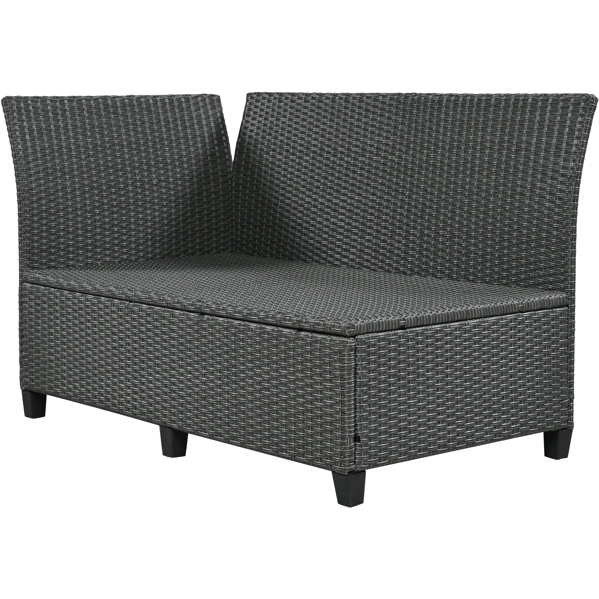 Tomax 5-Piece Outdoor Patio Rattan Sofa Set