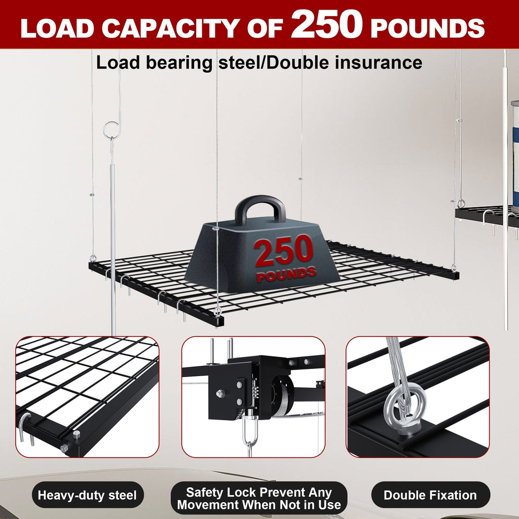 Overhead Garage Storage Rack