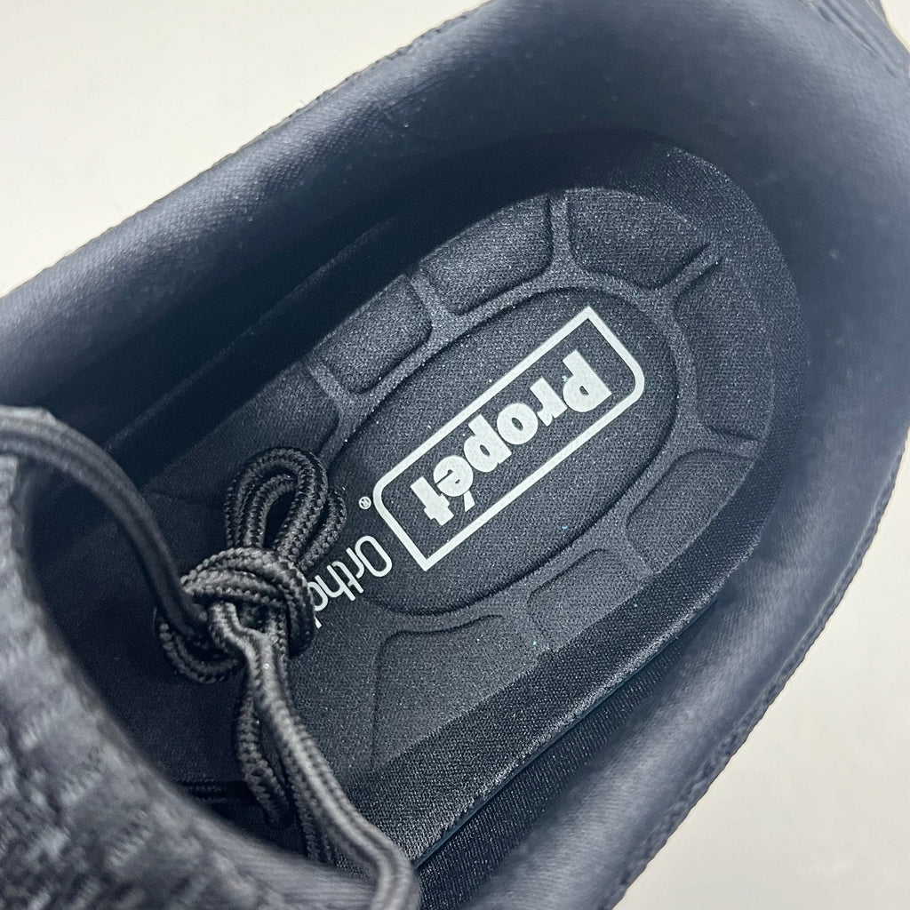 PROPET Tour Knit Double Insoles Ortholite Shoe Men's Sz 9 M(D) Black MAA252M