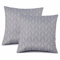 2 Pack Outdoor Throw Pillows, Waterproof & Fade-Resistant (18x18 Inch)