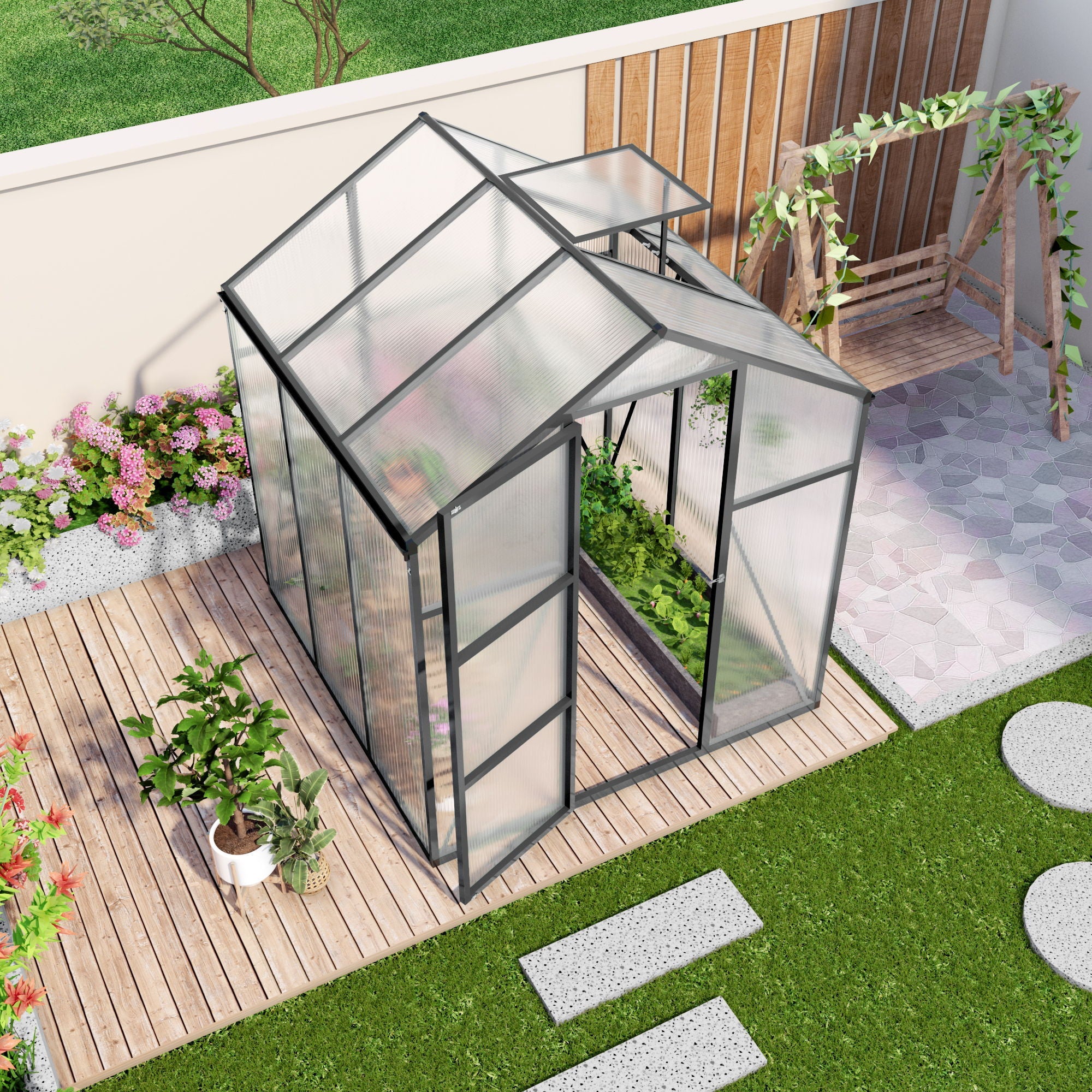 Gain Height Windproof house With Raised Base