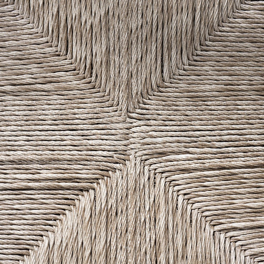 Durable Outdoor Dining Chair Set with Acacia Wood Frame and Wicker Seat