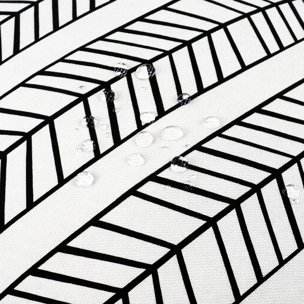 2 Pack Outdoor Throw Pillows, Waterproof & Fade-Resistant Patio Cushions