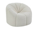 Osmash - Teddy Sherpa Chair With Swivel - White