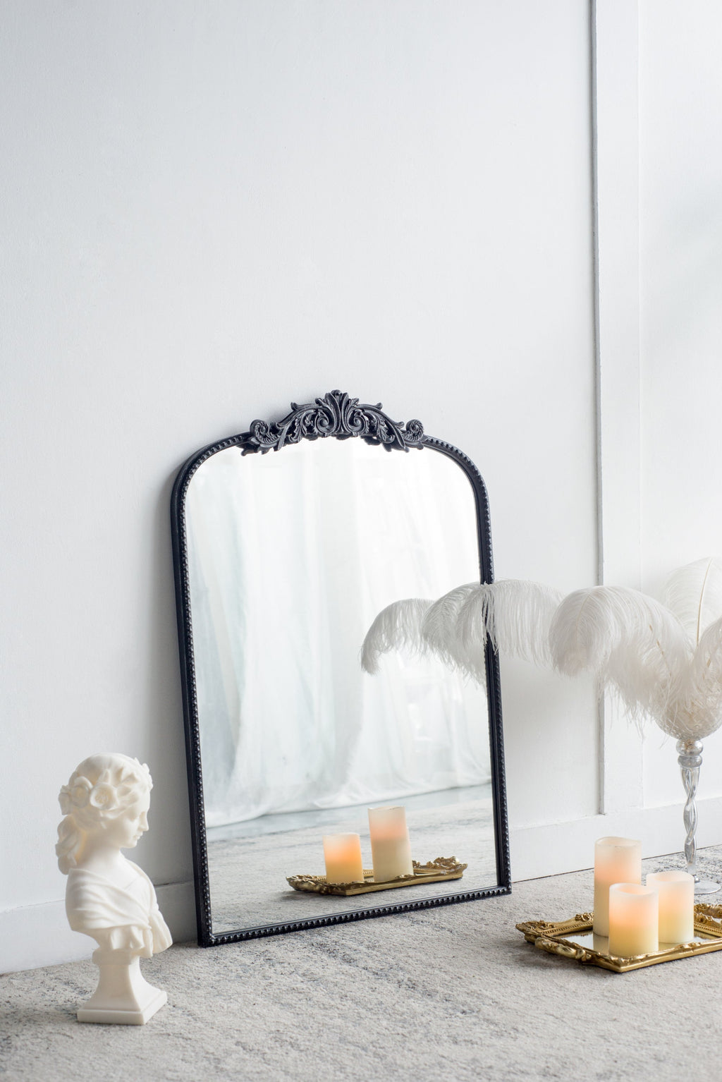 The Baroque Ébonisé™ Grand Wall Mirror