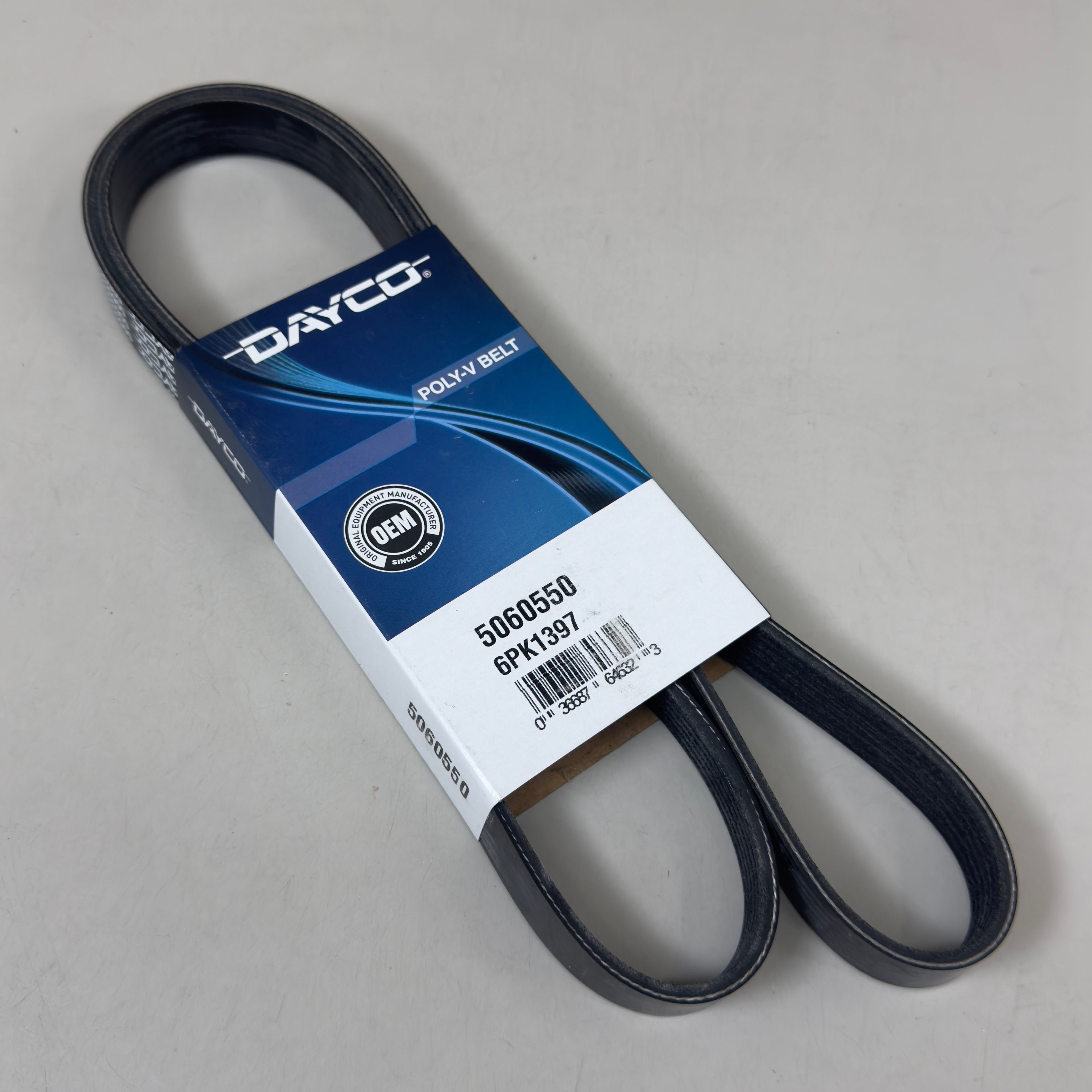 DAYCO Poly Rib Belt SAE J1459 SAE J2432 Straight Rib 6 Rib Quantity 5060550