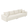 4 Seat Modern Comfy Upholstered Sofa Cloud Couch