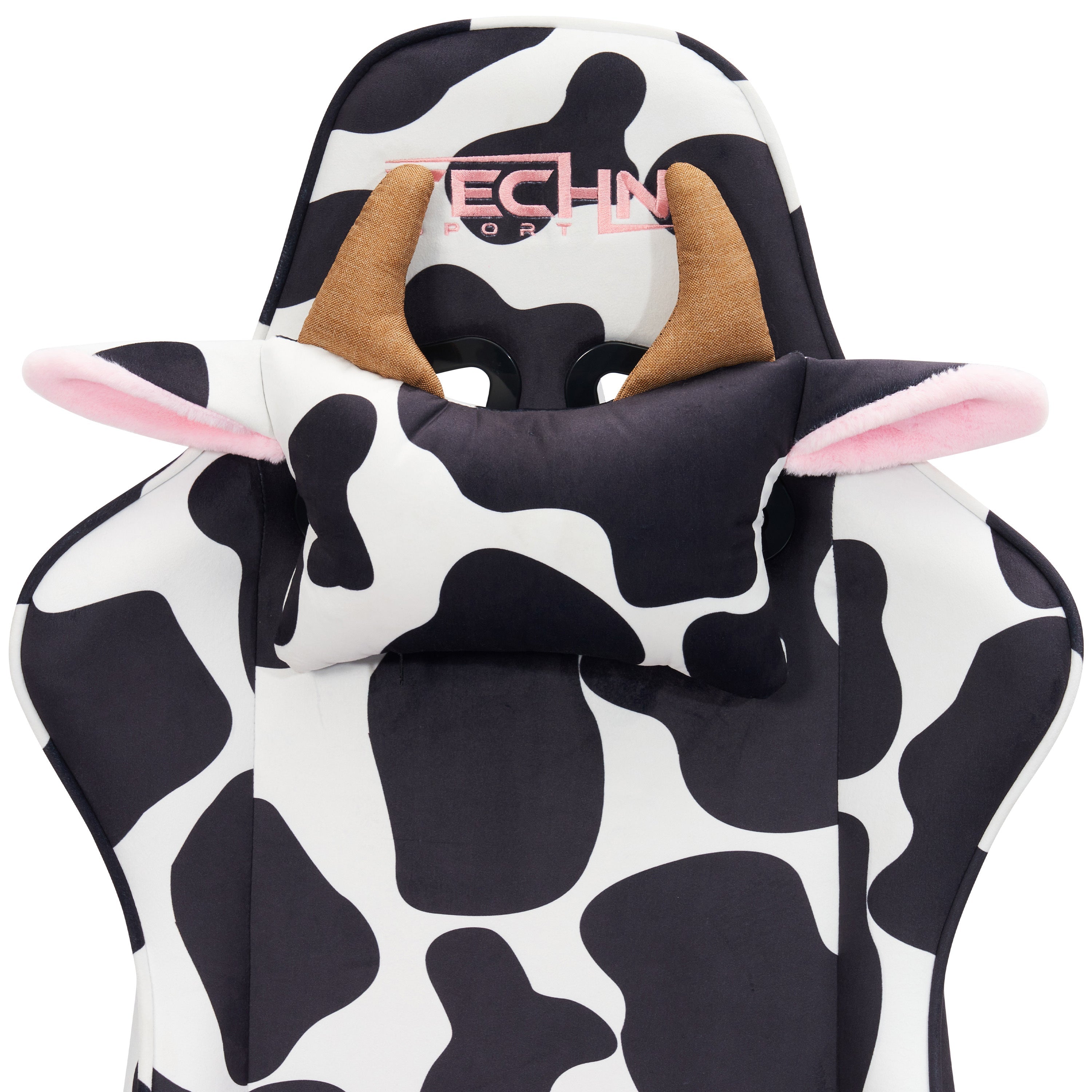 TS85 Cow Print LUXX Series Gaming Chair