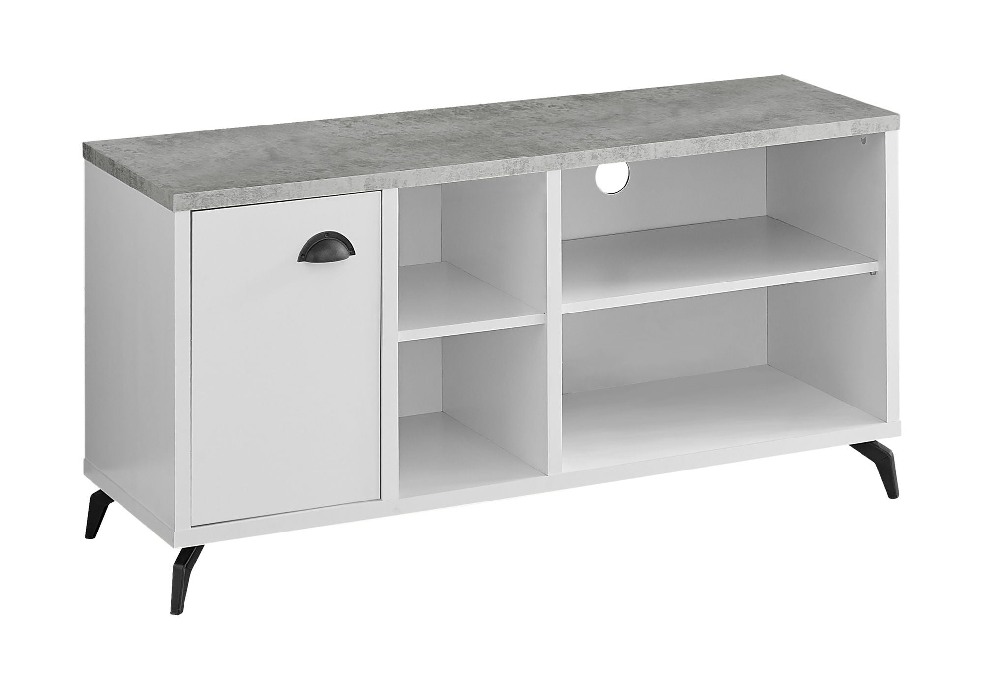 Contemporary TV Stand Console with Storage Cabinet