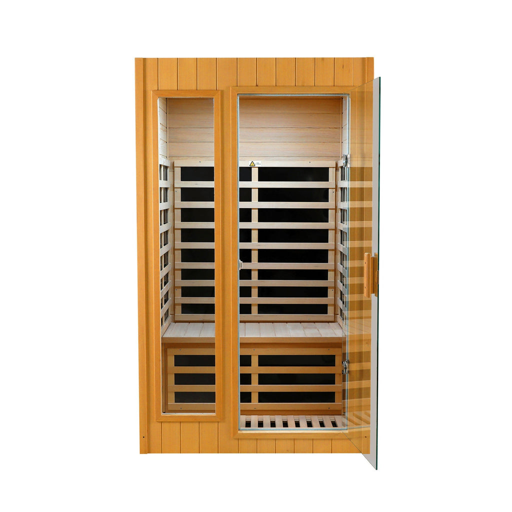 Hemlock Two-person far infrared roof embedded indoor sauna room
