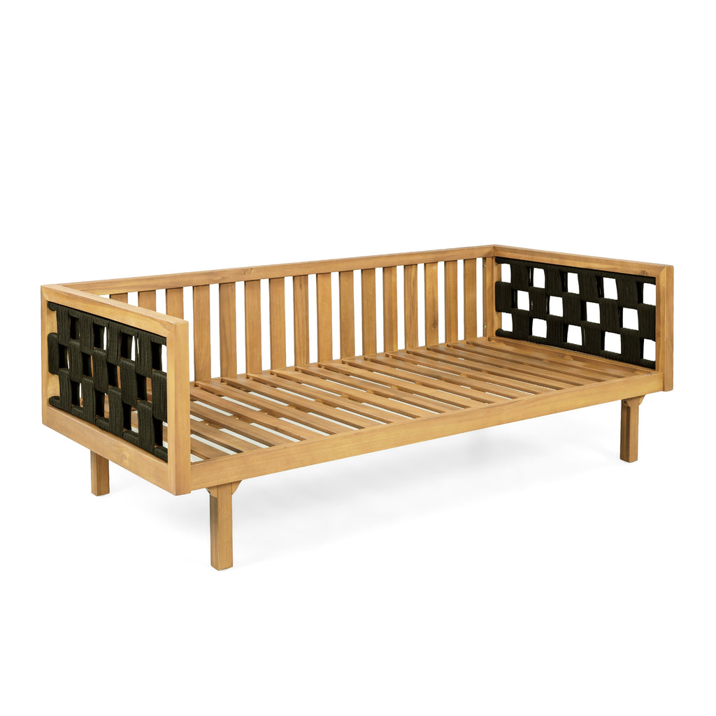 Luxury Acacia Wood Outdoor Daybed Set