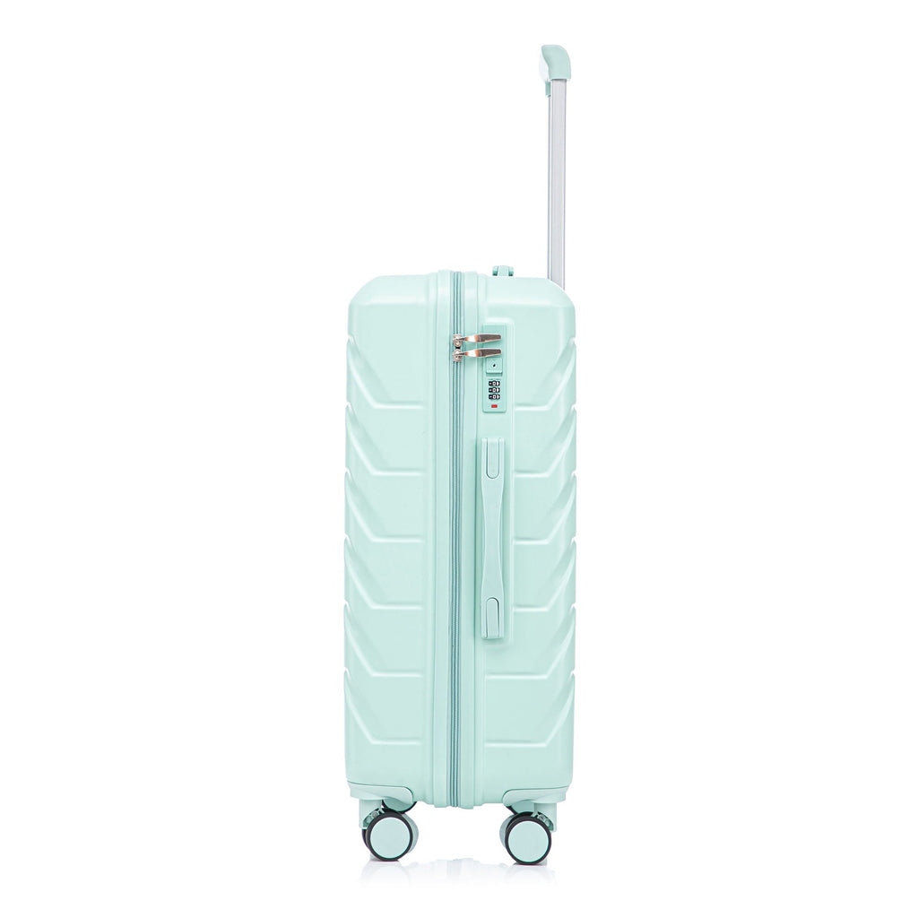 3 Pieces Set 20" / 24" / 28" Spinner Wheel Luggage With Combination Lock