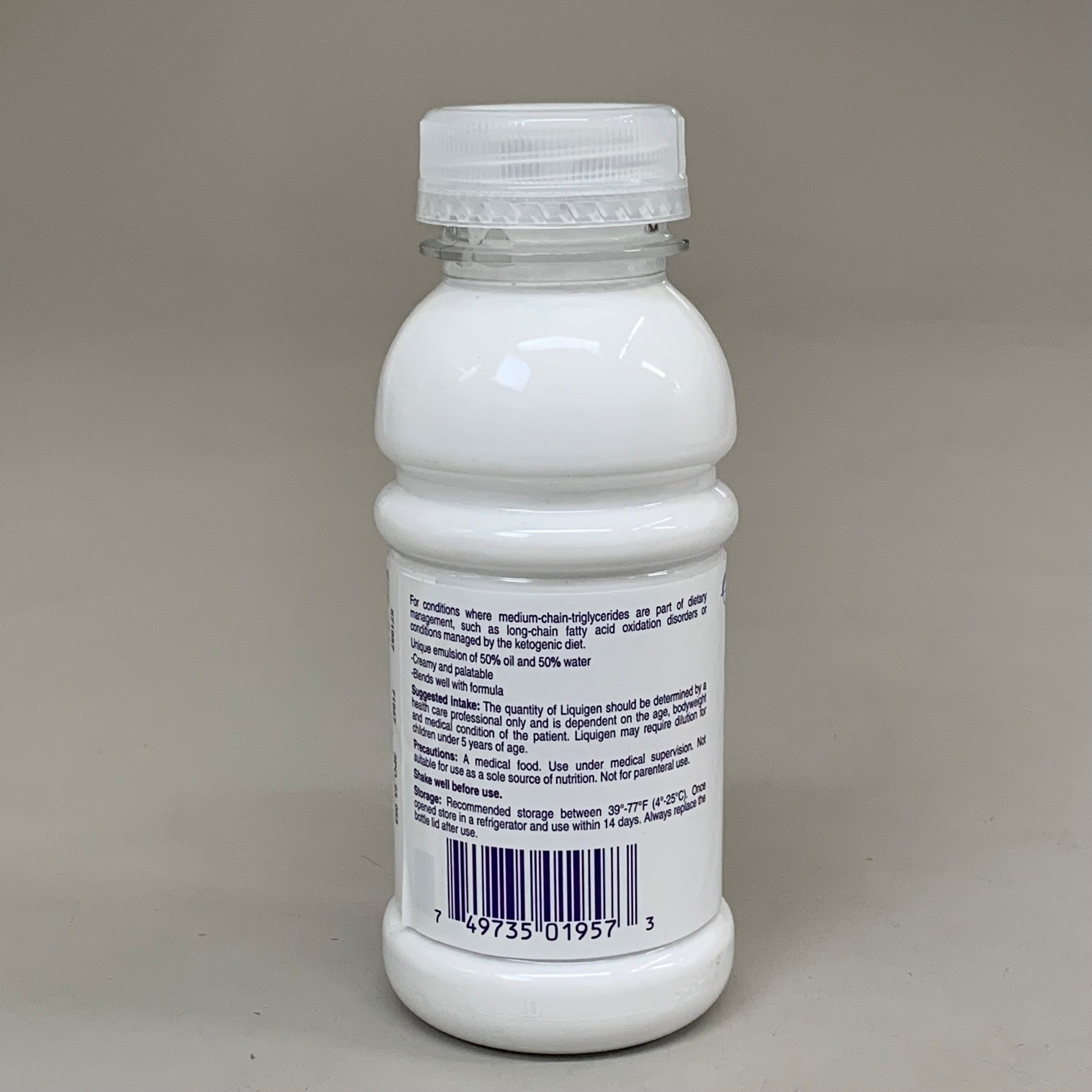NUTRICIA Liquigen Emulsified MCT Oil High Energy Medium Chain BB 09/25 8.5 fl oz